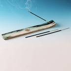 Folkulture Set of 2 Incense Holder or Incense Burner for Insence Sticks, Ash Catcher or Insence Burner Holder, Wooden Insense Stick Holders, Inscent Tray for Home Decor, Mango Wood