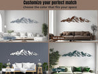 Vailla Mountain Wall Art Decor Wall Hanging Sculpture Modern Home Decoration Nature Wall Decor Large Wooden Art 3D Textured Sculptures for Living Room Bedroom Office Dinnig Room