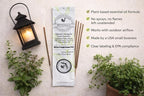 Farm Raised Candles Mintronella Citronella & Peppermint Mosquito Repellent Incense Sticks – 100 Pack – USA‑Made Natural Bug & Insect Repellent – Outdoor Camping, Patio Decor – No‑See‑Um & Gnats, Fly's