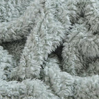 Ultra Soft Cozy Sherpa Throw Blanket, Light Weight Warm Decorative Boho Style Plush Throw Blanket Cover for Couch, Sofa, Bedroom,Travel, Outdoor, 60”x80”, Sage Green