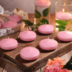 3 inch Floating Candles 30 Packs Pink Floating Candle for Centerpieces 8-9 Hours Floating Candles 3” Water Candles for Cylinder Vases, Pool, Wedding, Valentine's