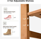 Shoe Rack Bench with Cushion 39.4“, Shoe Rack for Front Door Entrance, Shoe Bench with Storage for Entryway Hallway Bedroom Living Room