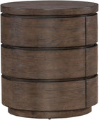 Liberty Furniture Cascade Falls Living Room Round End Table - Satin Espresso