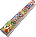 DC Super Friends Educational Kids Rug – ABC Alphabet, Emotions & Hero Traits Learning Mat – Social Skills Classroom, Playroom & Bedroom Carpet 8x10