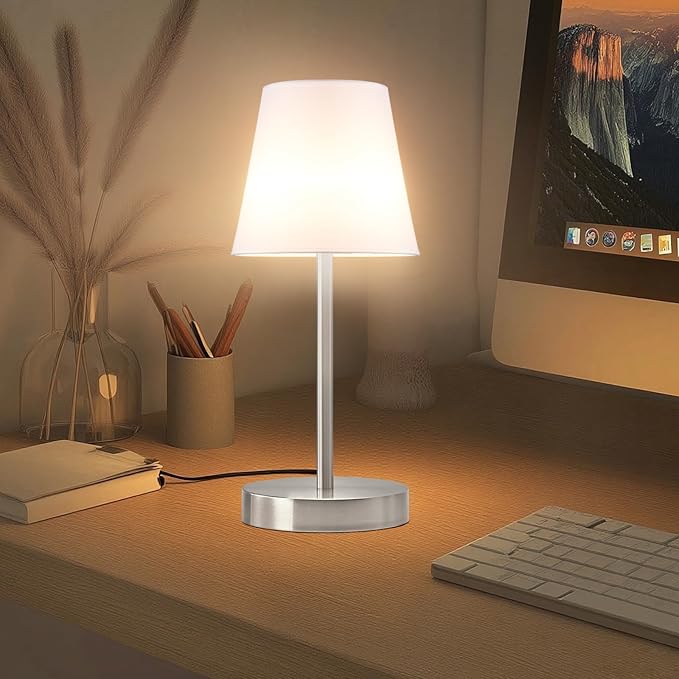 1 Pack Cordless Table Lamp Rechargeable, 10000 mAh Portable LED Battery Operated Lamp with Remote Control, 10 Colors Dimmable Touch Desk Light with Timer for Bedside Night Light Outdoor Patio Camping