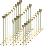 27 Pack Candles Holder, 9 Sets Taper Candlestick Holders Fit 0.75 Inch Thick Pillar Candles, Long Candle Sticks Centerpiece Decor for Home Wedding Dinning Party Anniversary(Gold)