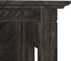 Bush Home Tall 5 Shelf Bookcase for Living Room or Home Office, Large Bookshelf, Modern Farmhouse Style, Key West Collection, Dark Gray Hickory