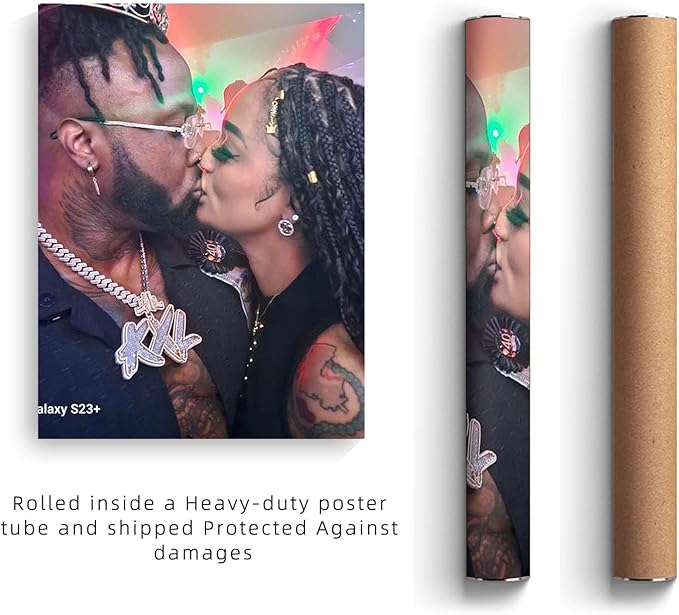 YXIMOX Custom Canvas Prints with Your Photos, Personalized Wall Art, Home Decor,Custom Canvas Print, Made in USA(15"x24", Unframed)