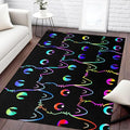 Black Cat Rug for Bedroom, Kids Cat Carpet for Girls Room Decor, Funny Cats Rugs Room Decor Playroom Cute Cats Themed Kids Area Rug Washable Non Slip Childrens Bedroom Mat 3x4 Feet