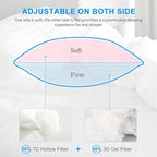 EIUE Hotel Collection Bed Pillows for Sleeping 2 Pack Standard Size，Pillows for Side and Back Sleepers,Super Soft Down Alternative Microfiber Filled Pillows,20 x 26 Inches