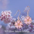 URONE 925 Sterling Silver Earrings Hook Dangle Earrings Jewelry Gifts for Women