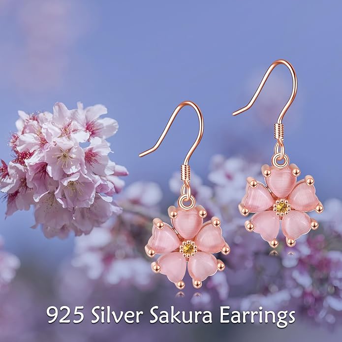 URONE 925 Sterling Silver Earrings Hook Dangle Earrings Jewelry Gifts for Women