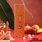 Pujashree Bambooless Agarbatti Incense Sticks 40 pcs 8 Inches | 100% Natural Charcoal Free Agarbatti Sticks | Long Lasting Burn | Woody Aroma | Neelgandha Fragrance (Chandan)