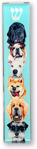 Dog Mezuzah, Scroll Case, Acrylic/Aluminum Waterproof, Jewish Gift, Housewarming, Engagement (No Scroll)