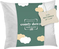 ComfyDown Decorative Throw Pillow Insert, Down and Feather Fill, 100% Cotton Cover, 233 Thread Count - Made in USA (14 X 16)