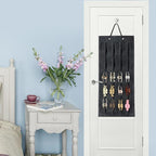 SMUK Hair Claw Clip Holder for Girls, Hanging Claw Clips Storage Organizer for Women, Hair Clip Stand Holder for Wall, Door, Closet, Big Claw Clip Display for Teen Girls
