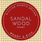 The Master Herbalist Fragrant Sandalwood SCENTED DRAWER LINERS in a BARLEY GINGHAM Design | Pack of 5 Sheets | Contains Essential Oils | MADE IN THE UK.