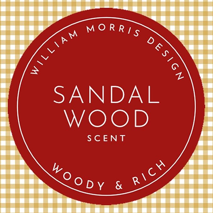 The Master Herbalist Fragrant Sandalwood SCENTED DRAWER LINERS in a BARLEY GINGHAM Design | Pack of 5 Sheets | Contains Essential Oils | MADE IN THE UK.