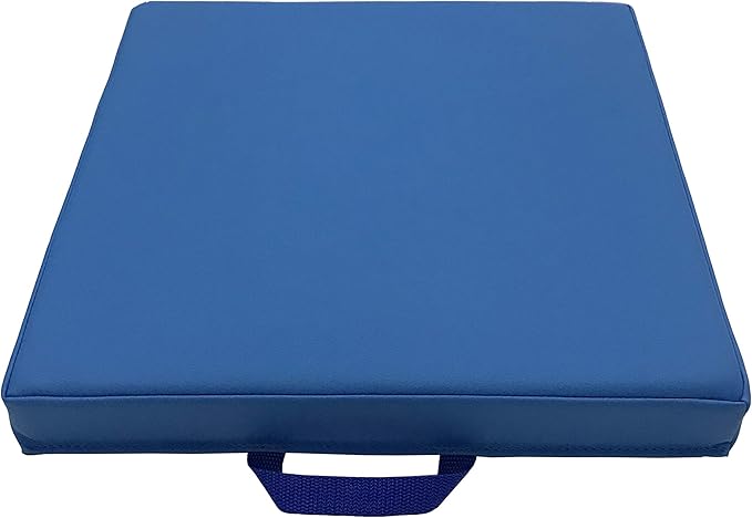 Factory Direct Partners SoftScape 15 inch Square Classroom Floor Cushions with Handles; Flexible Seating for Daycare, Preschool, Playroom; 2 inch Thick Deluxe Foam (6-Piece) - Contemporary, 12228-CT