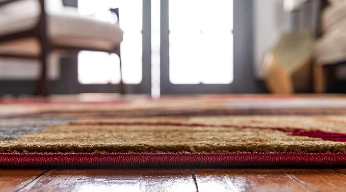 Unique Loom Barista Collection Area Rug - Kouillou (3' 1" x 5' 3" Rectangle, Multi/ Brown)