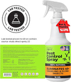 Nature's Dome Eco-Friendly Lab Tested – 16 oz – Pest Control - Insect, Spider, Fly, Flea, Ticks, Ant Spray Safe for Pets and Kids 100% Natural – Fast-Acting, for Indoor & Outdoor Use