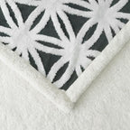 LOMAO Sherpa Fleece Blanket Fuzzy Soft Throw Blanket Dual Sided Blanket for Couch Sofa Bed (Dark Grey, 51''x63'')