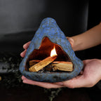 Palo Santo Incense Holder and Burner - Zongzi Modeling Smudge Bowl | Sage Cone Burner Holder & Chiminea Incense Dish Ideal for Energy Cleansing, Yoga, Meditation,Zen,Altar Decor & Aromatherapy