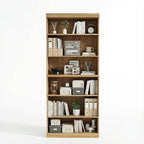 Casaphoria 6 Tier Wooden Bookshelf, 72" H Tall Book Shelf with Adjustable Shelves, Wide Bookshelf with 16" Deep Storage Space for Living Room,Bedroom & Home Office