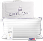 Queen Anne Hotel Collection Pillows – Luxury Down Alternative Bed Pillows (King Medium) – Ultimate Comfort, Hypoallergenic, Made in The USA