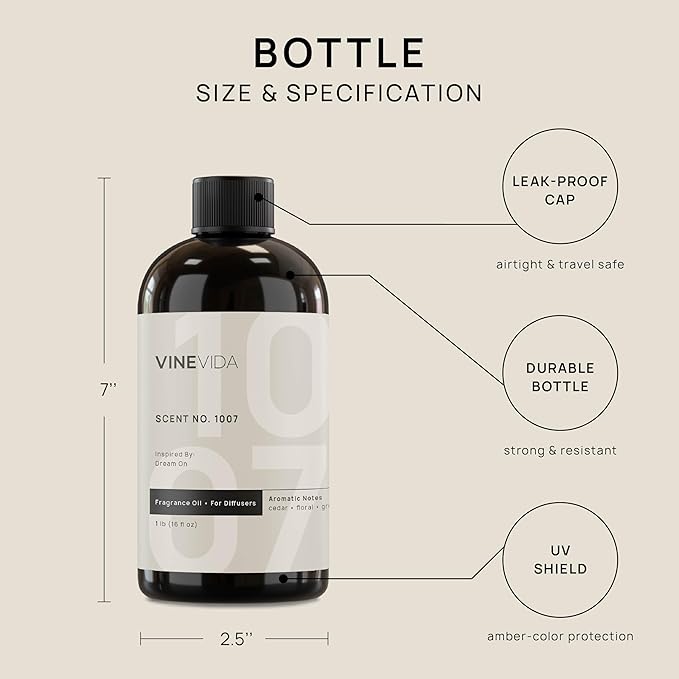 VINEVIDA (16oz) Hotel Fragrance Collection Diffuser Oil - Scents for Home - Cold Air Diffuser Oil - Essential Oil No.1007 Inspired by Westin Hotels