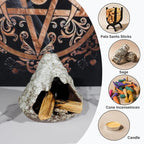 Palo Santo Burner- Zongzi Modeling Incense Holder with Ash Catcher-Perfect for Sage, Sticks, and Copal-Aromatherapy Meditation Gift for Women-Perfect for Yoga, Meditation, and Anxiety Relief