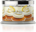 HomeWorx by SLATKIN + CO. Candle- Limoncello Cupcake, 18 oz. Premium Scented Candle - 30-55 Hours Burn Time