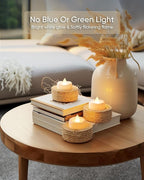 LED Candles, Tea Lights Candles Battery Operated Bulk, 100PCS Long-Lasting 200 Hours Flameless Tealight Candles, Realistic Flickering Wedding Candles for Festival Decor, 1.5'' D X 1.25'' H