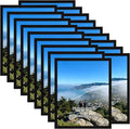 Giftgarden 8x10 Picture Frame Set of 18, Lightweight 8 by 10 Frames Bulk for Gallery Wall Photo Hanging and Tabletop Display, Black