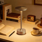 Cordless Table Lamp Rechargeable,6000mAh Battery Operated LED Desk Lamp 3 Color Stepless Touch Dimming,Waterproof Portable Memory Function Light for Bedroom,Outdoor,Patio,Dining,Restaurant Bronze