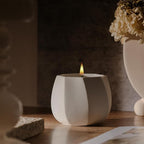 Scented Candle for Home Scented, Luxury Ceramic Candle Jar for Women & Men, Natural Soy Candle for Home Décor, Coconut & Tuberose Blossom