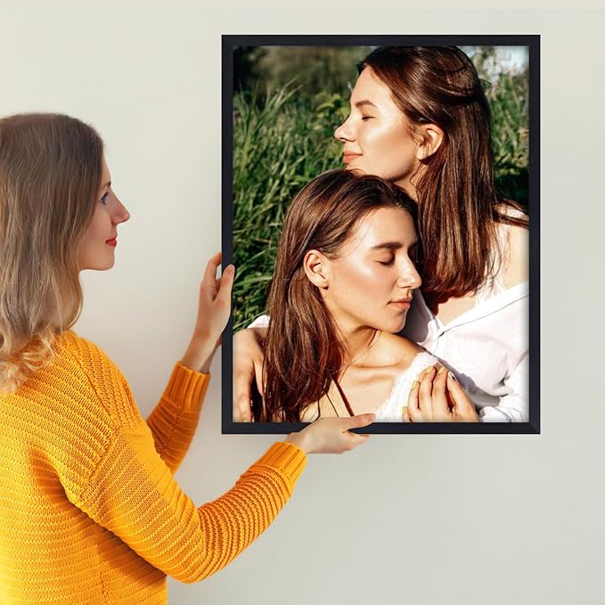 Giftgarden 16x20 Frames Black 7 Pack 20x16 Large Poster Picture Frame for Wall Portrait Landscape Orientation