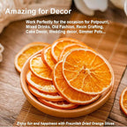 Fraunitsh Dried Orange Slices 5.3oz/150g, Dehydrated Orange Slices, Natural Dried Oranges for Cocktails Decor, No Sugar Added, No Additives