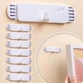 TAILI Picture Hangers 8 Pack, Adhesive Picture Hanging Hooks Without Nails, No Damage Sawtooth Hangers, Art Hanger Hooks for Bathroom Kitchen Home Door Closet, Inclue 2 Extra Strips