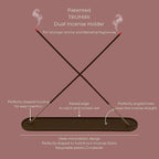 Floral Incense Sticks Variety Pack - 120 Insence-Sticks (6 Incents x 20 Insense) - Rose Lavender Jasmine Patchouli Gardenia Lily - Natural Inscents-Sticks Non Toxic Incienso with Stick Incense Holder