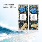 Potpourri Bags,Blue Potpourri Bowl Filler,Ocean Scented Decorative Dried Flower,Coastal Beach Bathroom Vase Decor(10.5 oz/2 Packs)