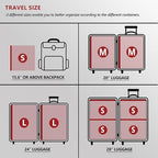 12 Pack Travel Vacuum Storage Bags for Clothing with Rechargeable Electric Pump, Compression Packing Cubes Organizer for Luggage Suitcase, Space Saver Seal Bags for Vacation Cruise
