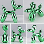 Green Balloon Dog Decor,Balloon Animal Preppy Room Shelf Decor,Cute Statue Home Decors,Office,Bedroom Modern Sculpture Desk Decoration,Green Decorations Gifts