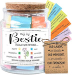 NewEleven Galentines Day Gifts For Best Friend Women - Birthday Presents, Bestie Gifts For Her, Him - Inspirational Gift, Christian Present From Friends - Bible Verse Jar