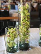 WGVI Quality Thick Weighted Tall Clear Cylinder Glass Vases, 4" W x 16" H, Flower Arrangement Floating Candle Holders Wedding Centerpieces Event Floral Container Home Decor, Bulk Wholesale, 6 Pcs