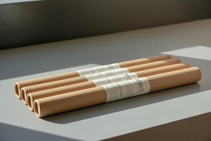 Tobacco & Vanilla Incense Sticks – 11 Inch Bamboo and Natural Wood Blend – Clean-Burning, Low Smoke – 1 Hour Burn Time – 20 Sticks