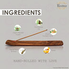 Raajsee Citronella Incense Sticks 100 gm Pack-100% Pure Organic Natural Hand Rolled Free from Chemicals-Perfect for Church,Aromatherapy,Relaxation,Meditation,Positivity & Sensual Therapy