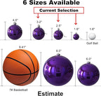 Purple Christmas Ornaments - Christmas Tree Decorations Shatterproof Hanging Balls for Birthday Wedding Holiday Decor Set of 36pcs, Multi-Sizes(1.6",2.5",3.2")