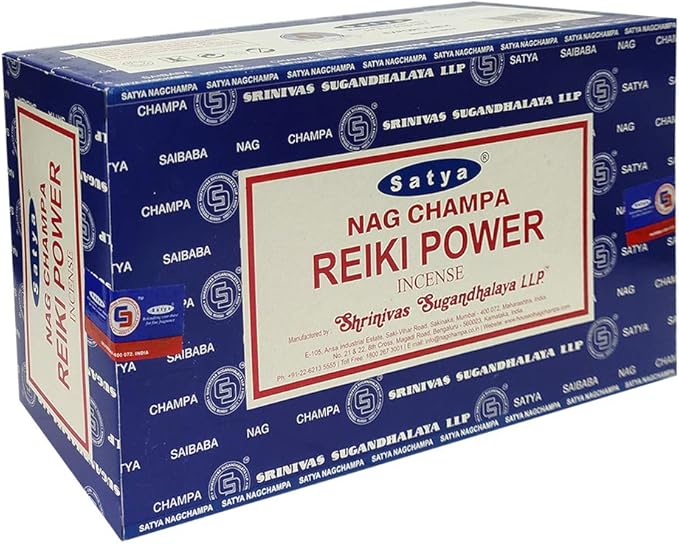 Reiki Power Incense Sticks and Incense Stick Holder Bundle Insence