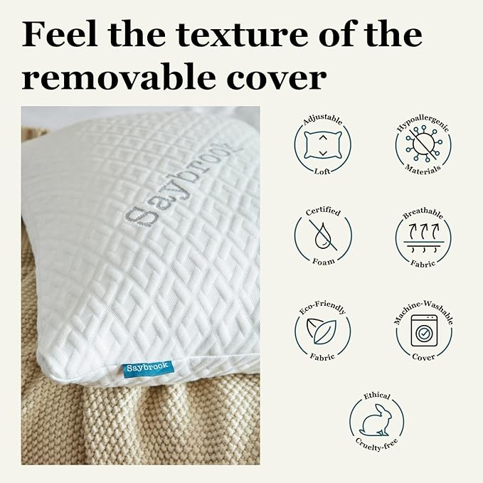 Saybrook Adjustable Pillow - Down Alternative - King